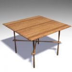 3D - model square wooden table modern TABLE 21