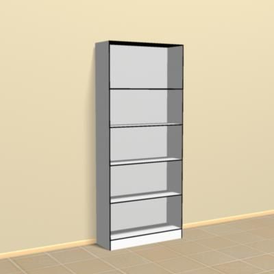 Bookcase 3D – model   arn_02