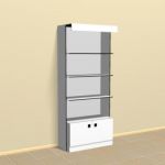 3D – model  Bookcase arn 03
