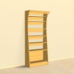 Bookcase 01 3D – model