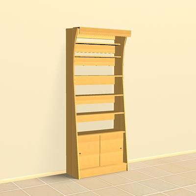 Bookcase_02 3D – model