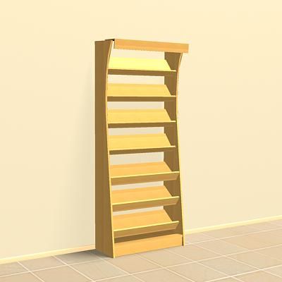 Bookcase_03 3D – model
