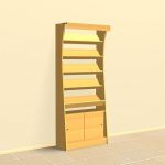 Bookcase 04 3D – model