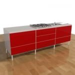 Kitchen box 3D - model K11 01