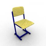 Modern chair 3D model chair375