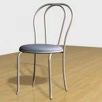Chair of the Art Nouveau style 3DS chair Tulip