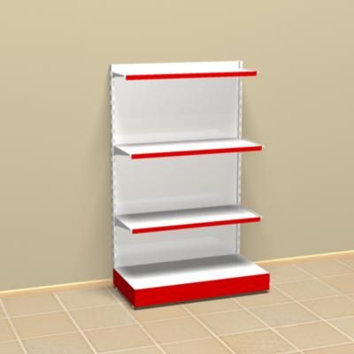 BOOKCASE 3D – model shelf_metal_15