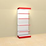 BOOKCASE 3D – model shelf metal 18
