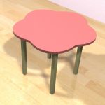 Fiona table 3D - model