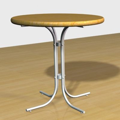 3D - model Modern  table round